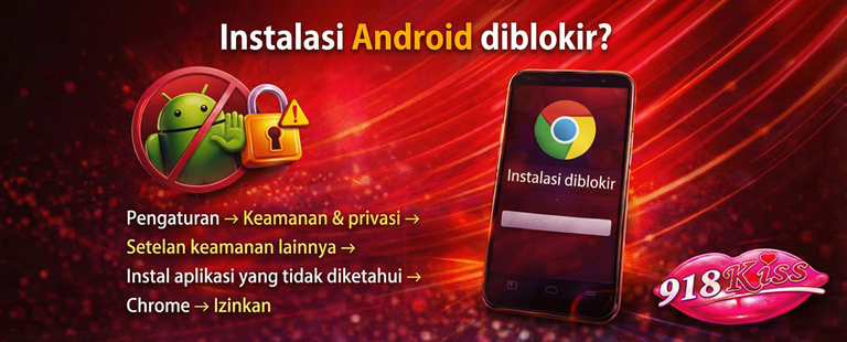 Instalasi diblokir